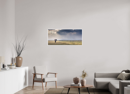 43 x 20″, Frameless Hahnemuhle FineArt Baryta .4 Border Plains of Amboseli Print